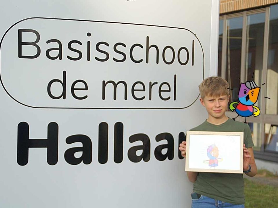 Basisschool De Merel Hallaar Nieuw Logo